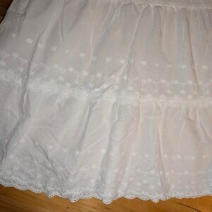 Stunning Cottagecore eyelet Prairie Skirt Sz Small Fairycore coquette